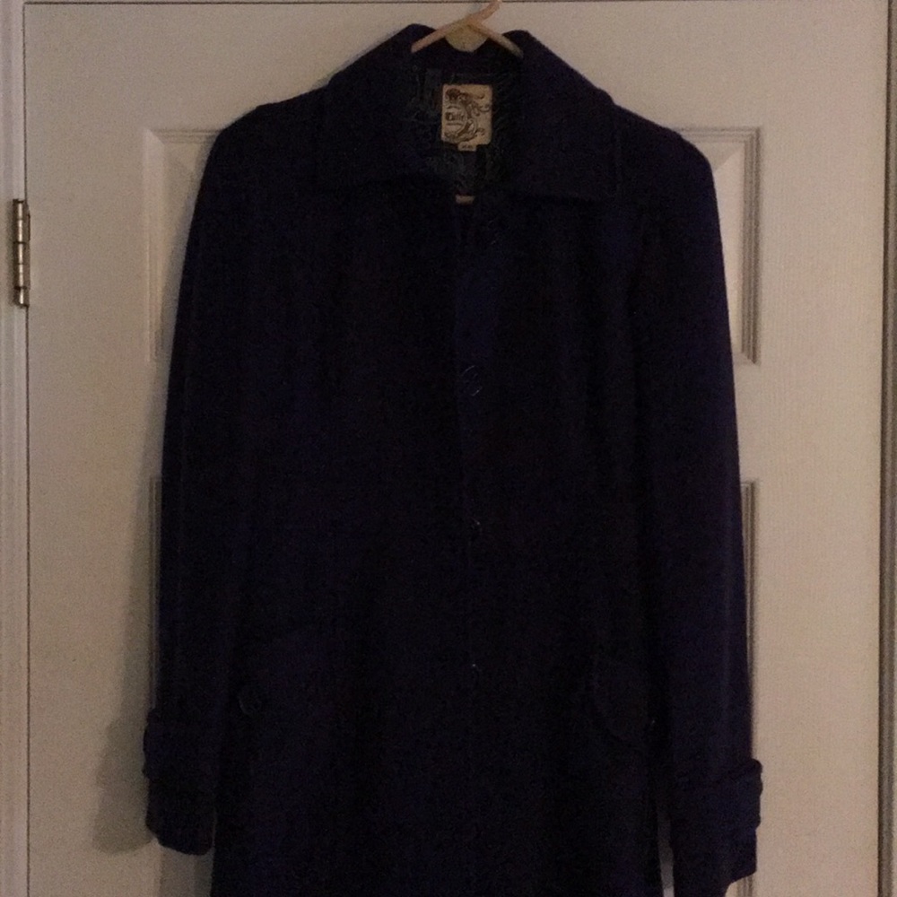 Tulle pea coat